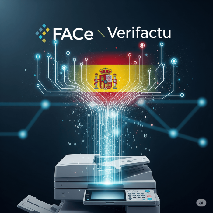 FACe + Verifactu: por qué las administraciones públicas están cambiando las reglas del juego (y cómo aprovecharlo en tu negocio de fotocopiadoras)